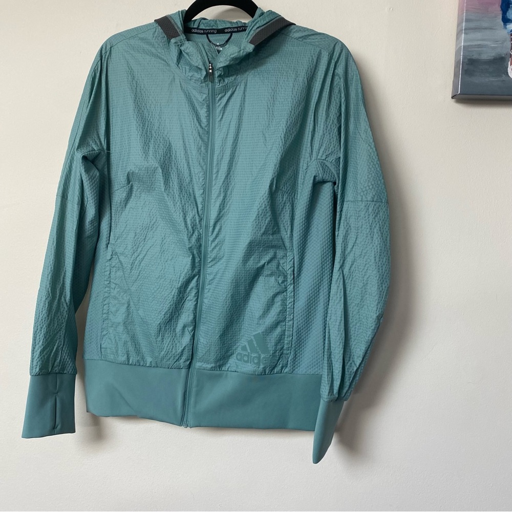 Adidas running windbreaker jacket